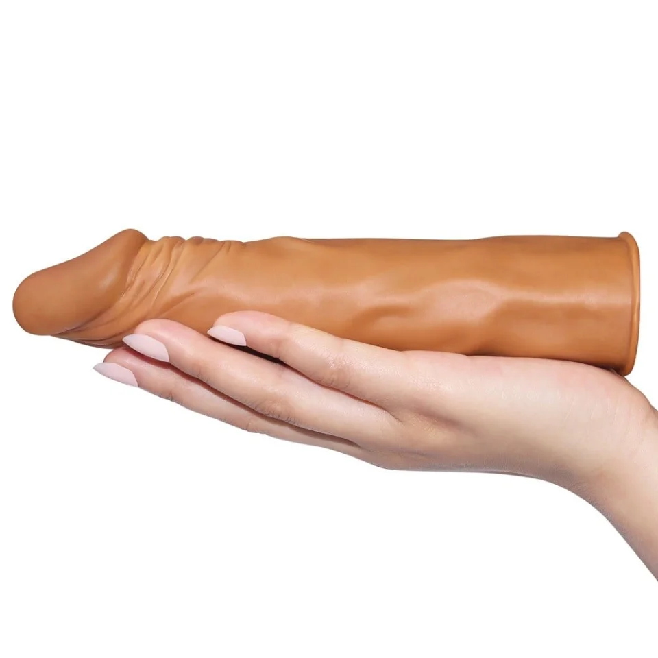 #8082 - Pleasure Extender 5 cm Dolgulu Premium Melez Silikon Penis Kılıfı