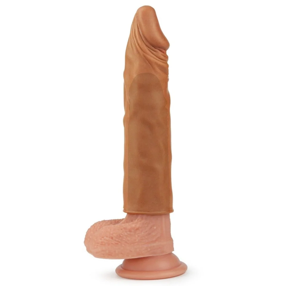 #8083 - Pleasure Extender 5 cm Dolgulu Premium Melez Silikon Penis Kılıfı
