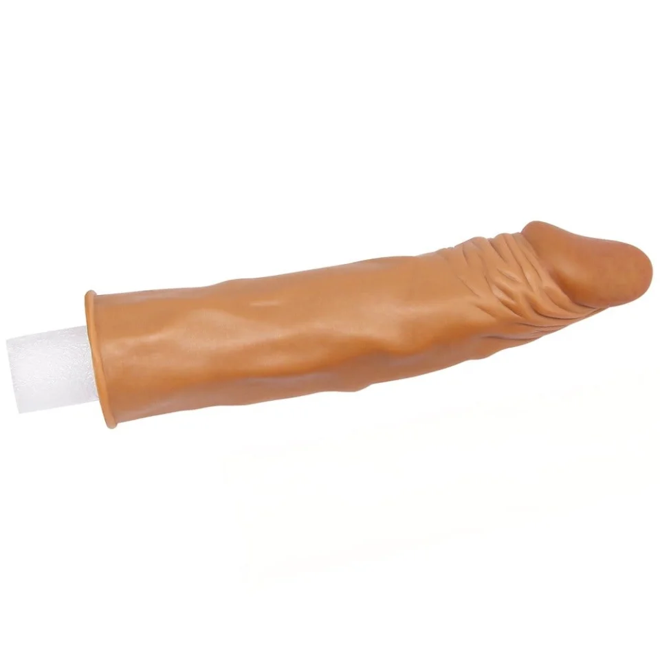 #8085 - Pleasure Extender 5 cm Dolgulu Premium Melez Silikon Penis Kılıfı
