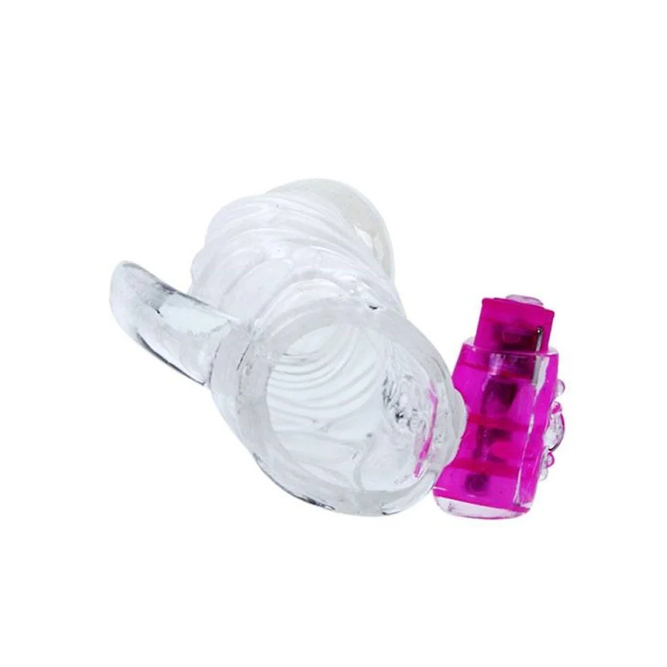 #8139 - 13 cm Titreşimli Klitoris Uyarıcılı Penis Kılıfı