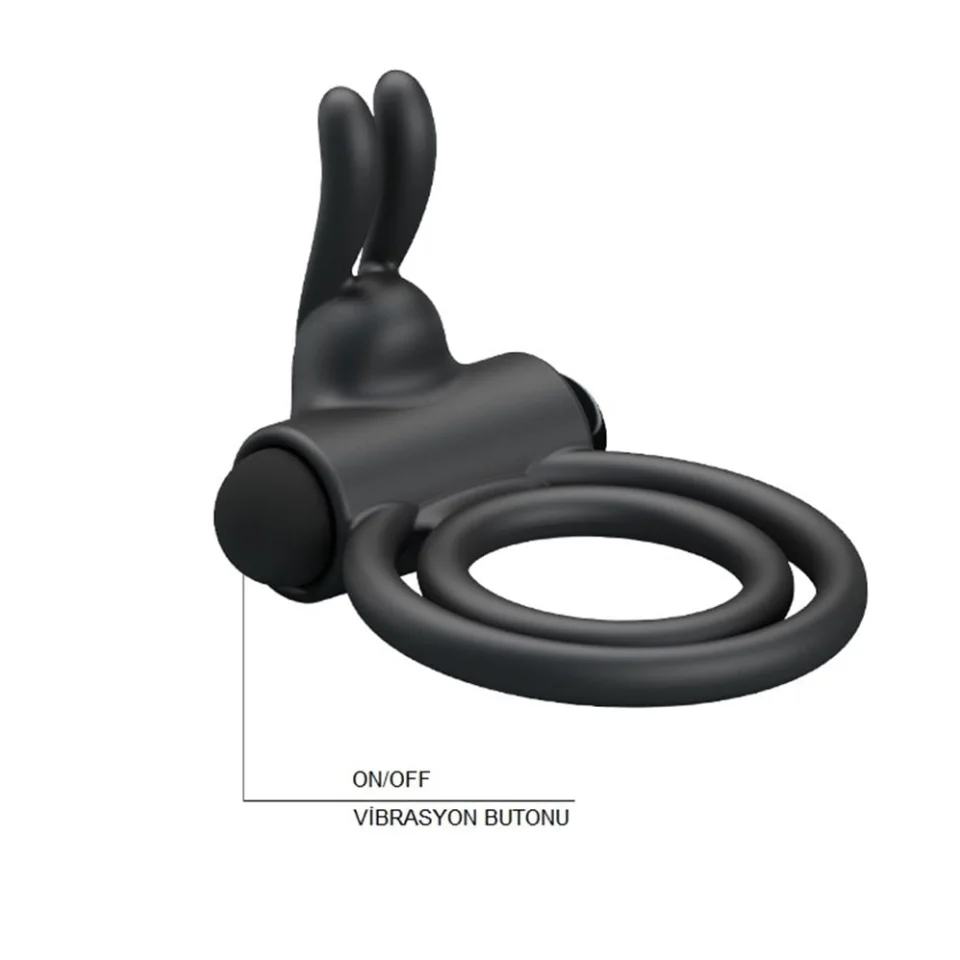 #8192 - Titreşimli Silikon Penis Halkası