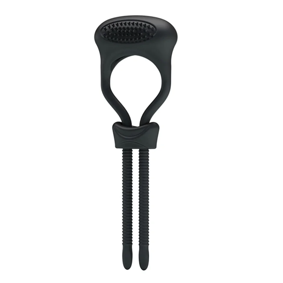 #8206 - Titreşimli Penis Sıkıcı Halkası Prostat Kelepçe Yüzüğü