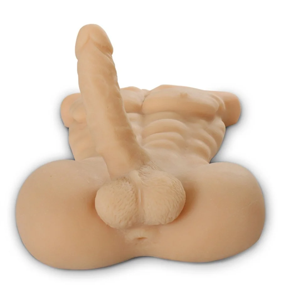 #8298 - 2 İşlevli Gerçek Ölçülerde Realistik 18cm Penisli Erkek Vücut - Daniel