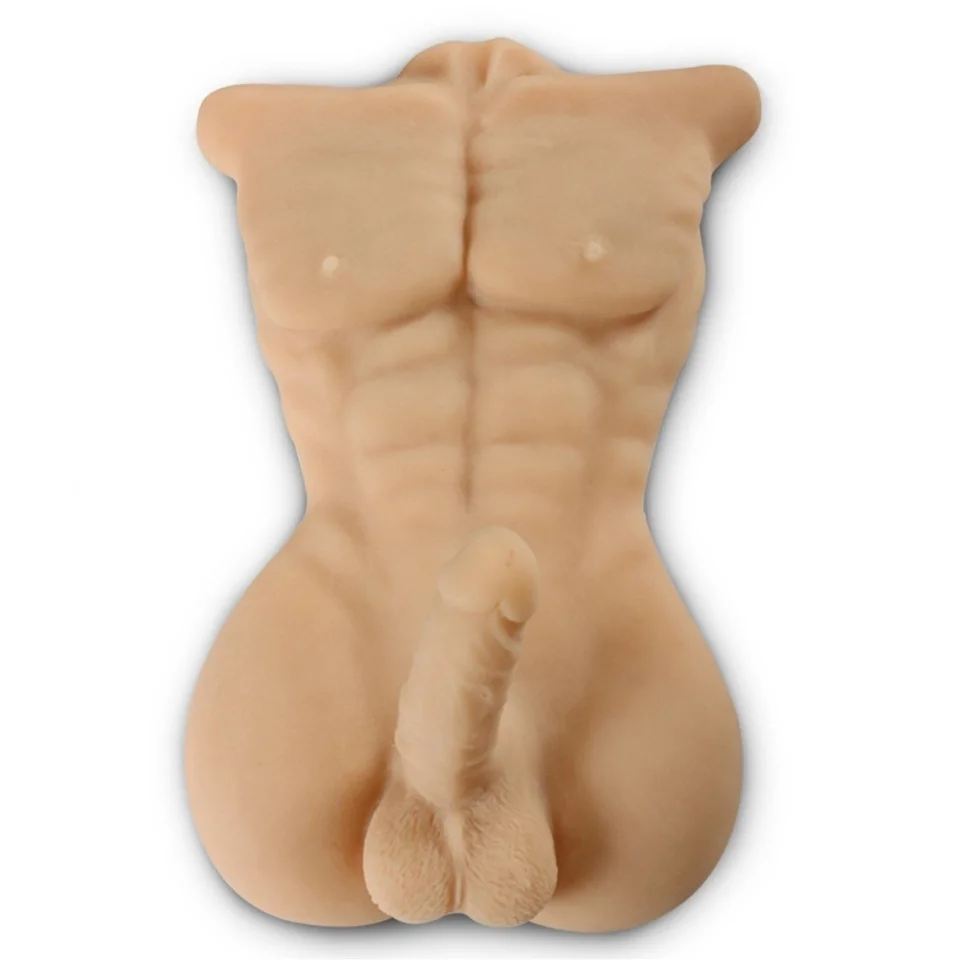 #8300 - 2 İşlevli Gerçek Ölçülerde Realistik 18cm Penisli Erkek Vücut - Daniel