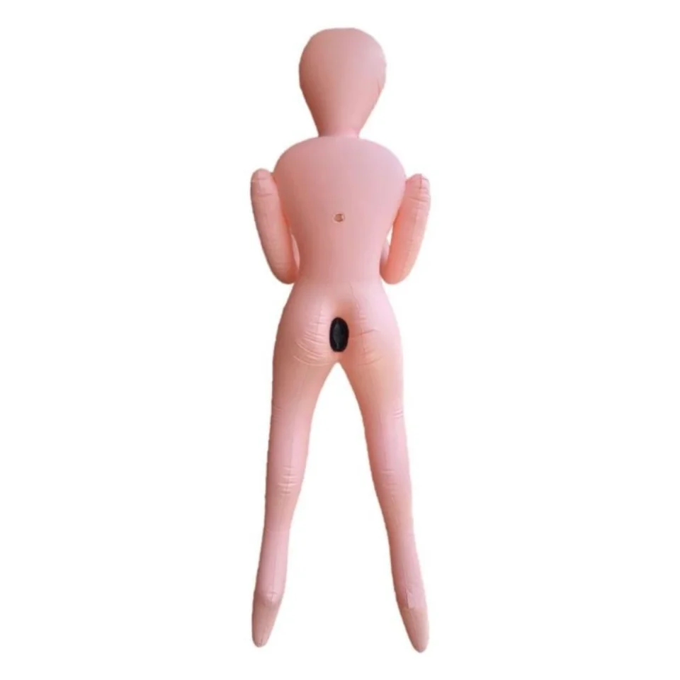 #8328 - 18 cm Titreşimli Penisli 2 İşlevli Realistik Suni Şişme Manken - Eran