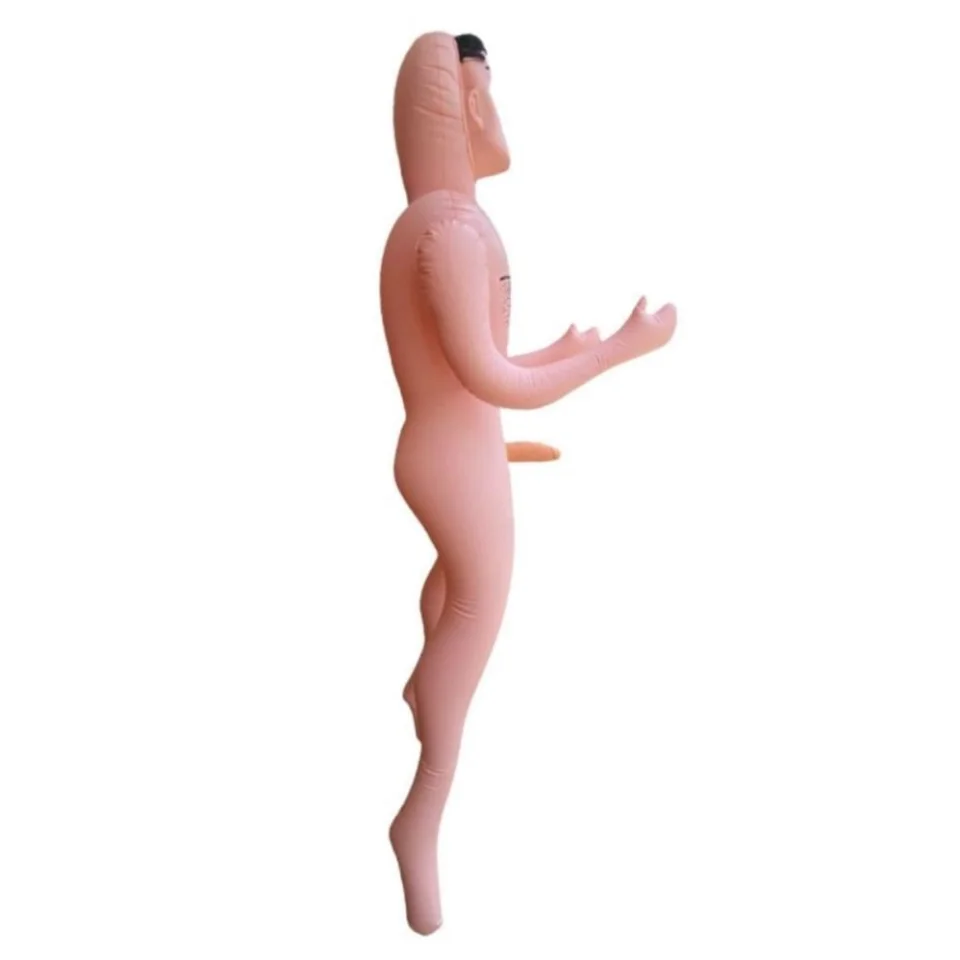 #8329 - 18 cm Titreşimli Penisli 2 İşlevli Realistik Suni Şişme Manken - Eran
