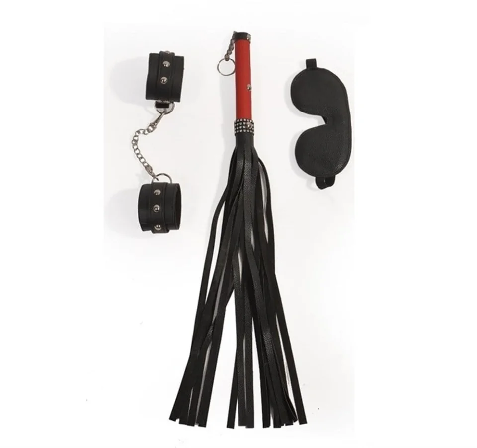 #8367 - 3 Parçadan Oluşan Mükemmel Fetiş Koleksiyon Set Siyah