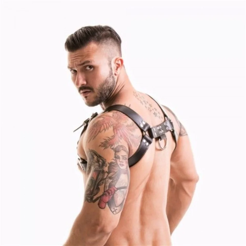 #8434 - Fetish Dream Erkek Harness Deri Kemer