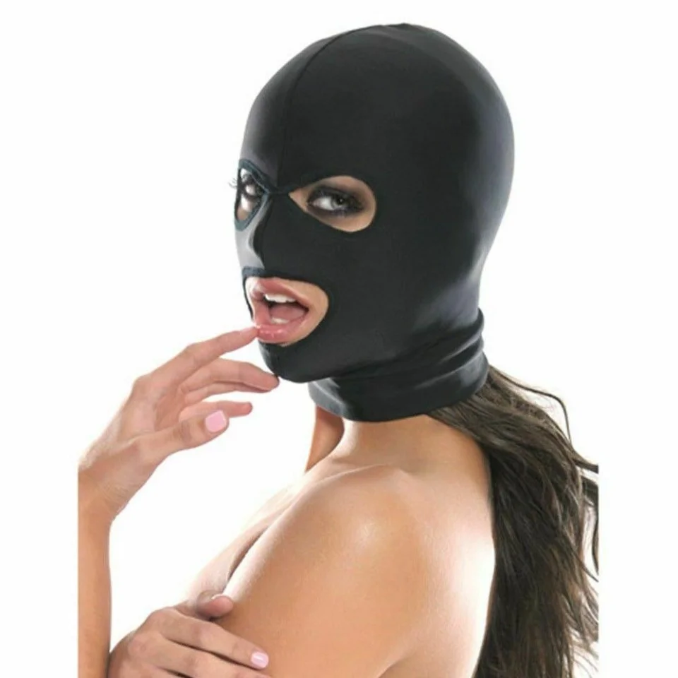 #8494 - Fantezi Fetish Maske Spandex Siyah