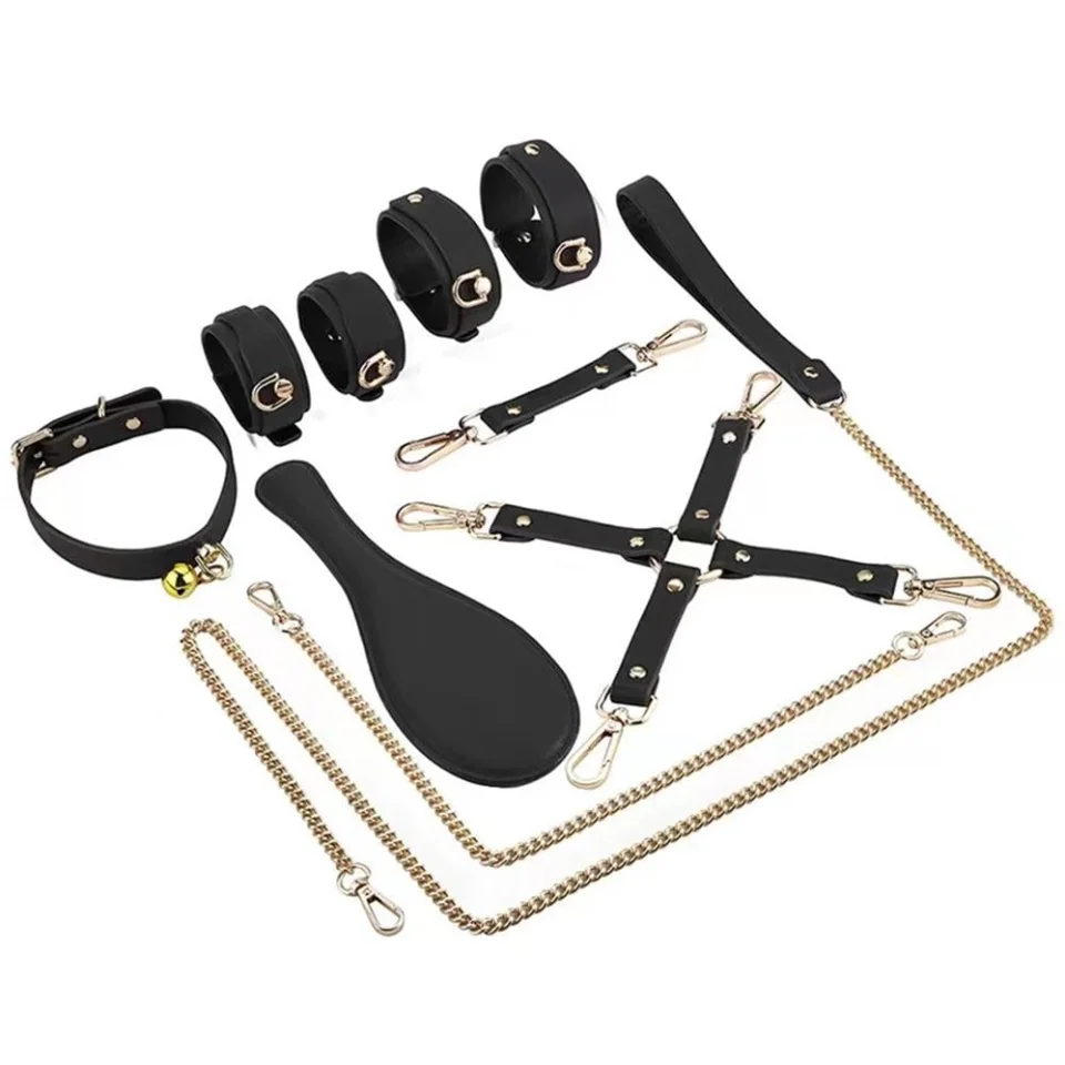 #8503 - Fetiş Fantezi Serisi 6 Parça Mükemmel Siyah Set