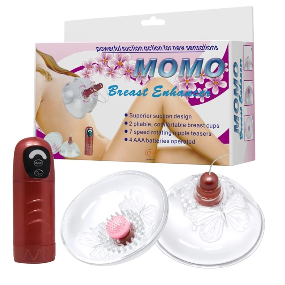 #8536 - Momo 7 Titreşim Ayarlı Vakumlu ve Masaj Uçlu Göğüs Pompası