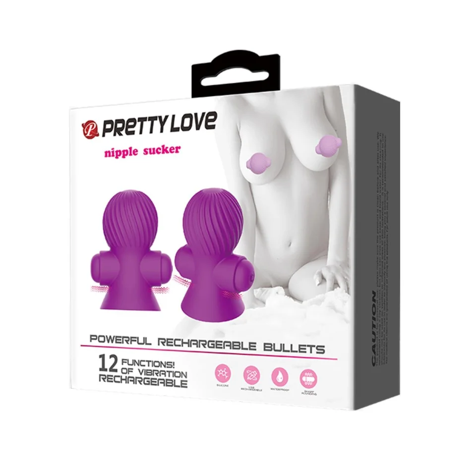 #8563 - 12 Titreşim Ayarlı Süper Göğüs Vakumlu Vibratör
