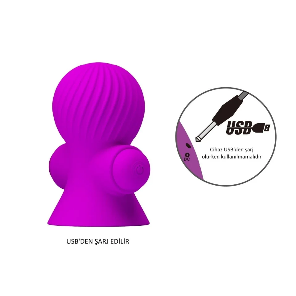 #8561 - 12 Titreşim Ayarlı Süper Göğüs Vakumlu Vibratör