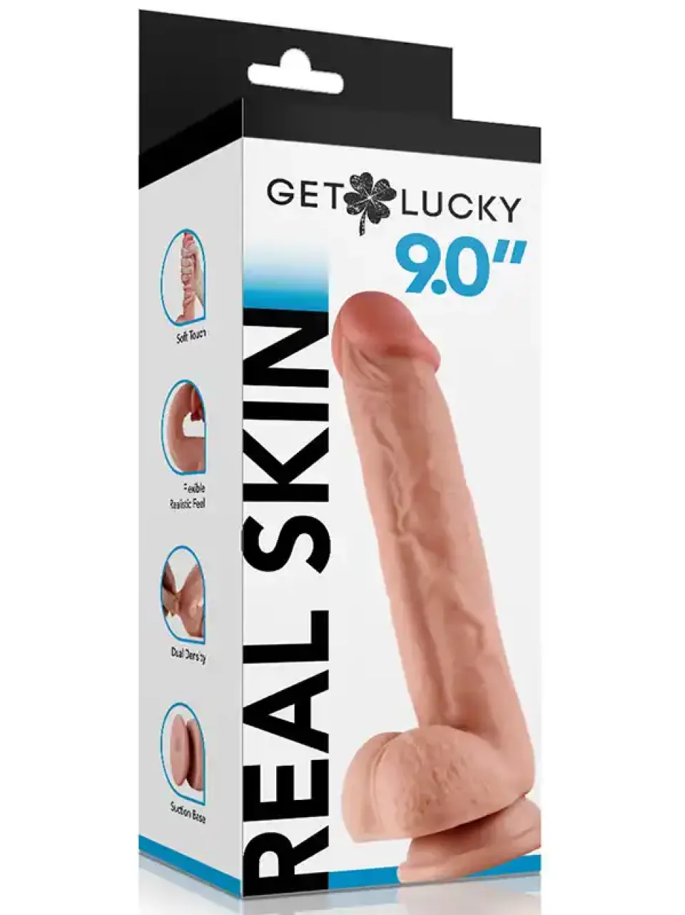 #8577 - 23 cm Çift Katmanlı Oynar Derili Realistik Dildo Penis