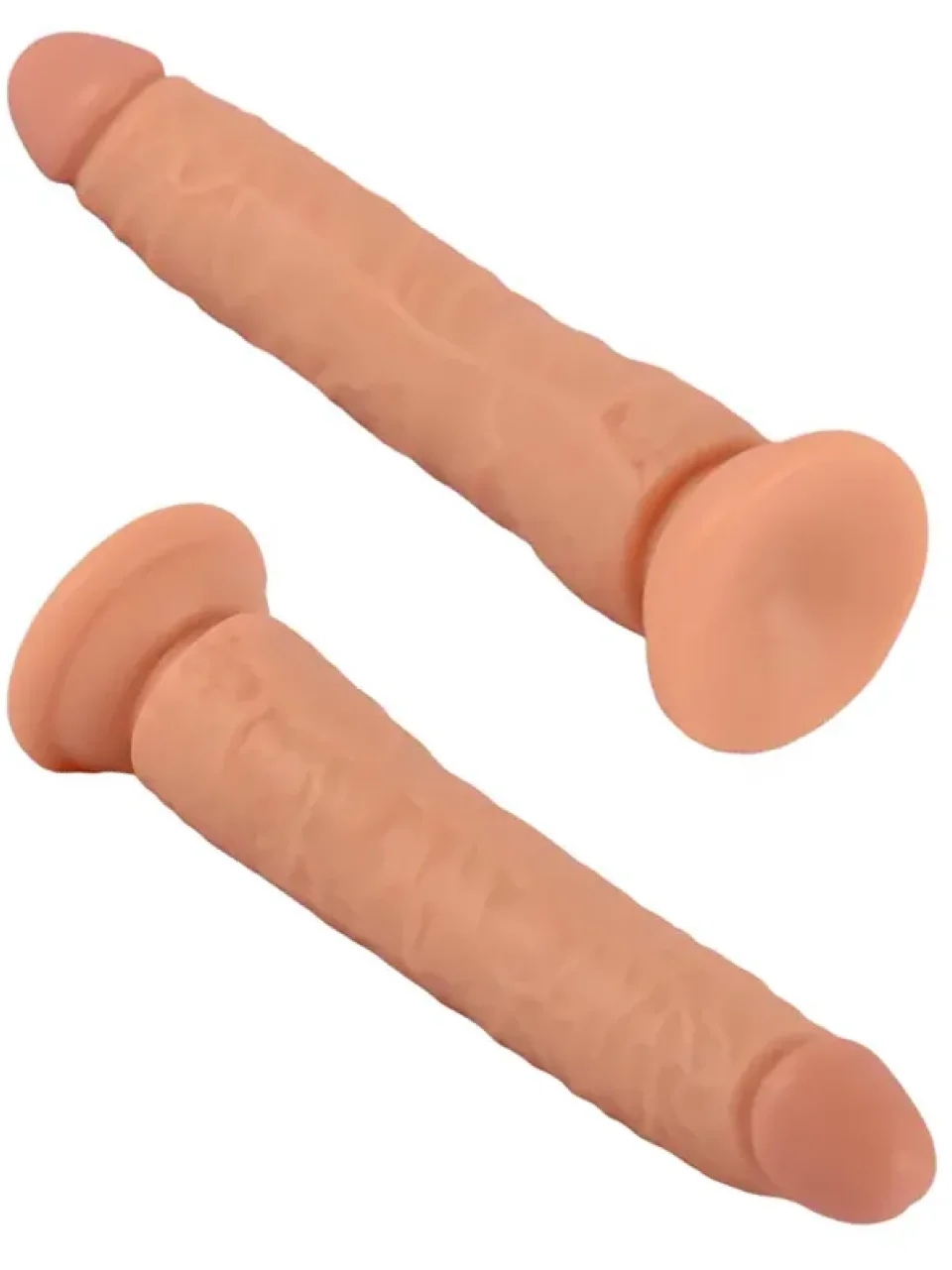 #8650 - 21.5 cm Testissiz Vantuzlu Gerçekçi Dildo Penis