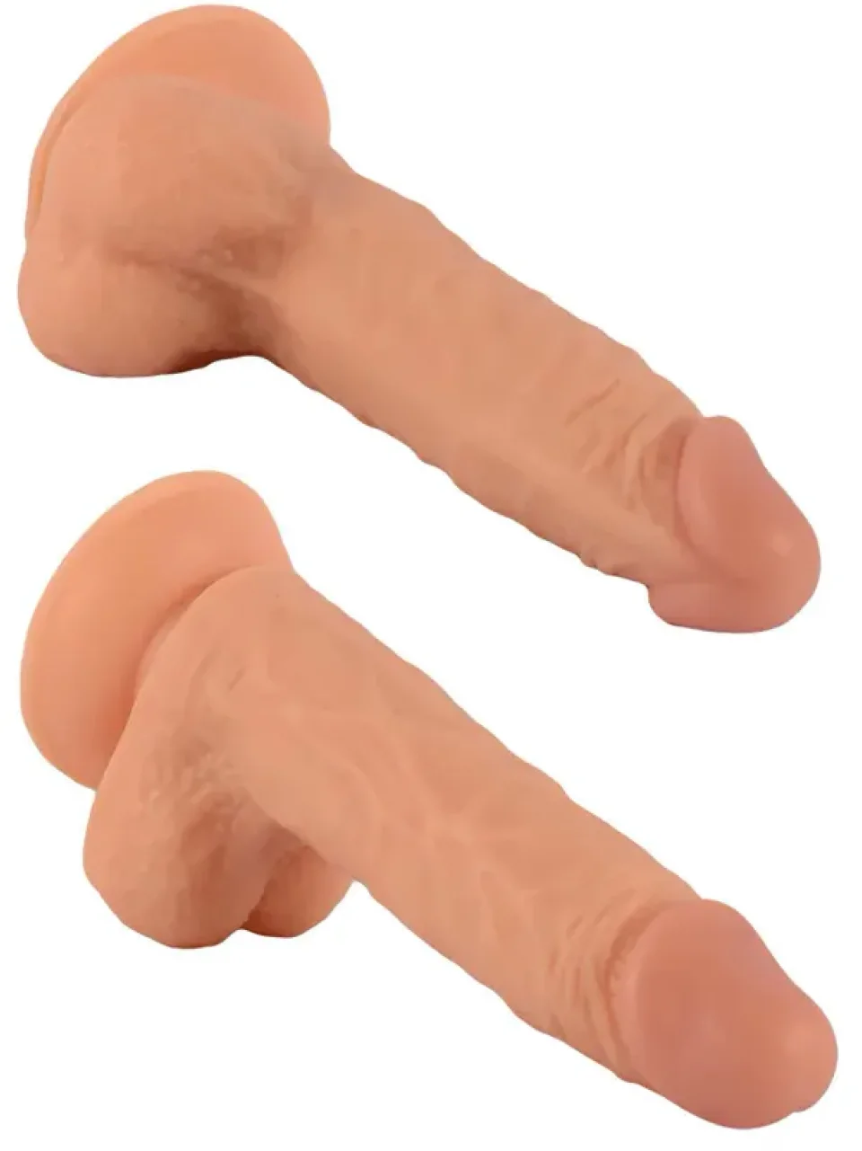#8660 - 19 cm Realistik Gerçek Ten Dokusunda Dildo Penis