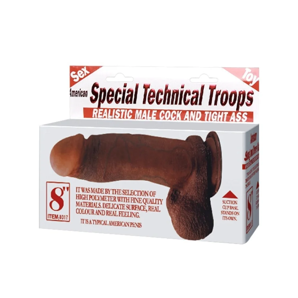 #769 - 19 cm Realistik Melez Kalın Dildo Penis