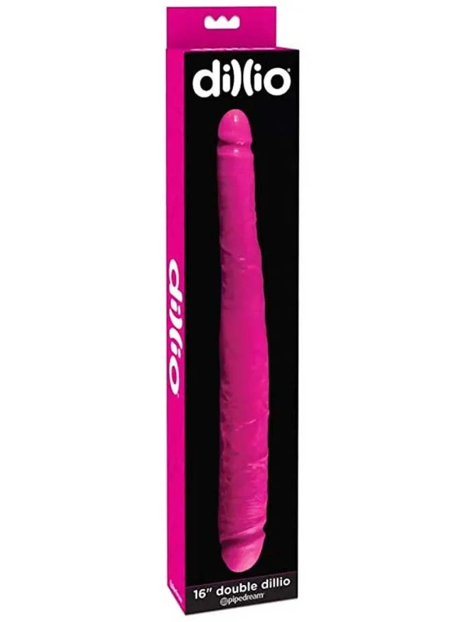 #8709 - 43 cm Pembe Çift Başlı Dildo Penis
