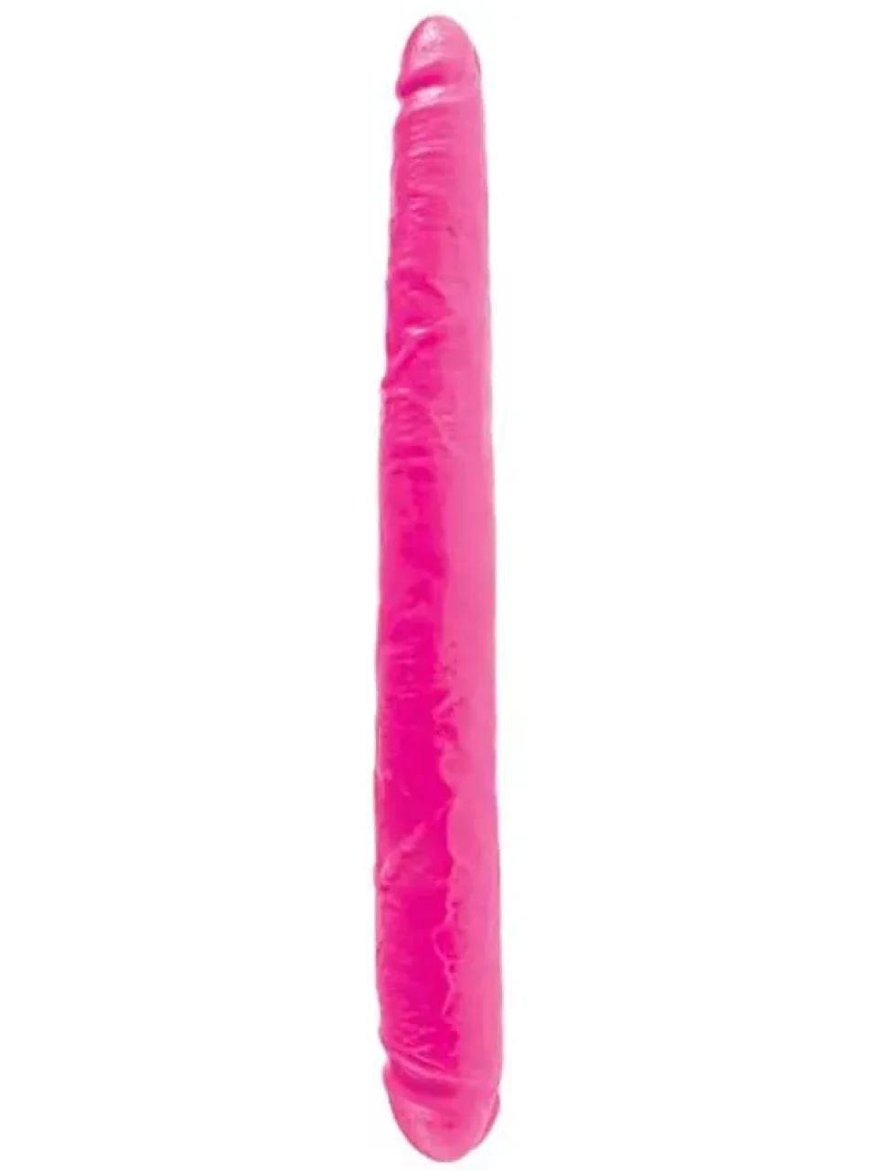 #8710 - 43 cm Pembe Çift Başlı Dildo Penis