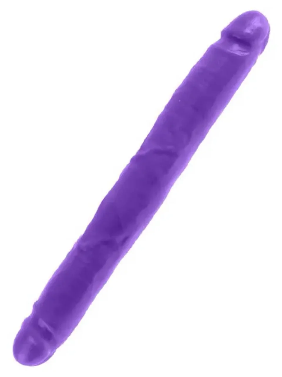 #8716 - 30.5 cm Çift Başlı Mor Dildo Penis