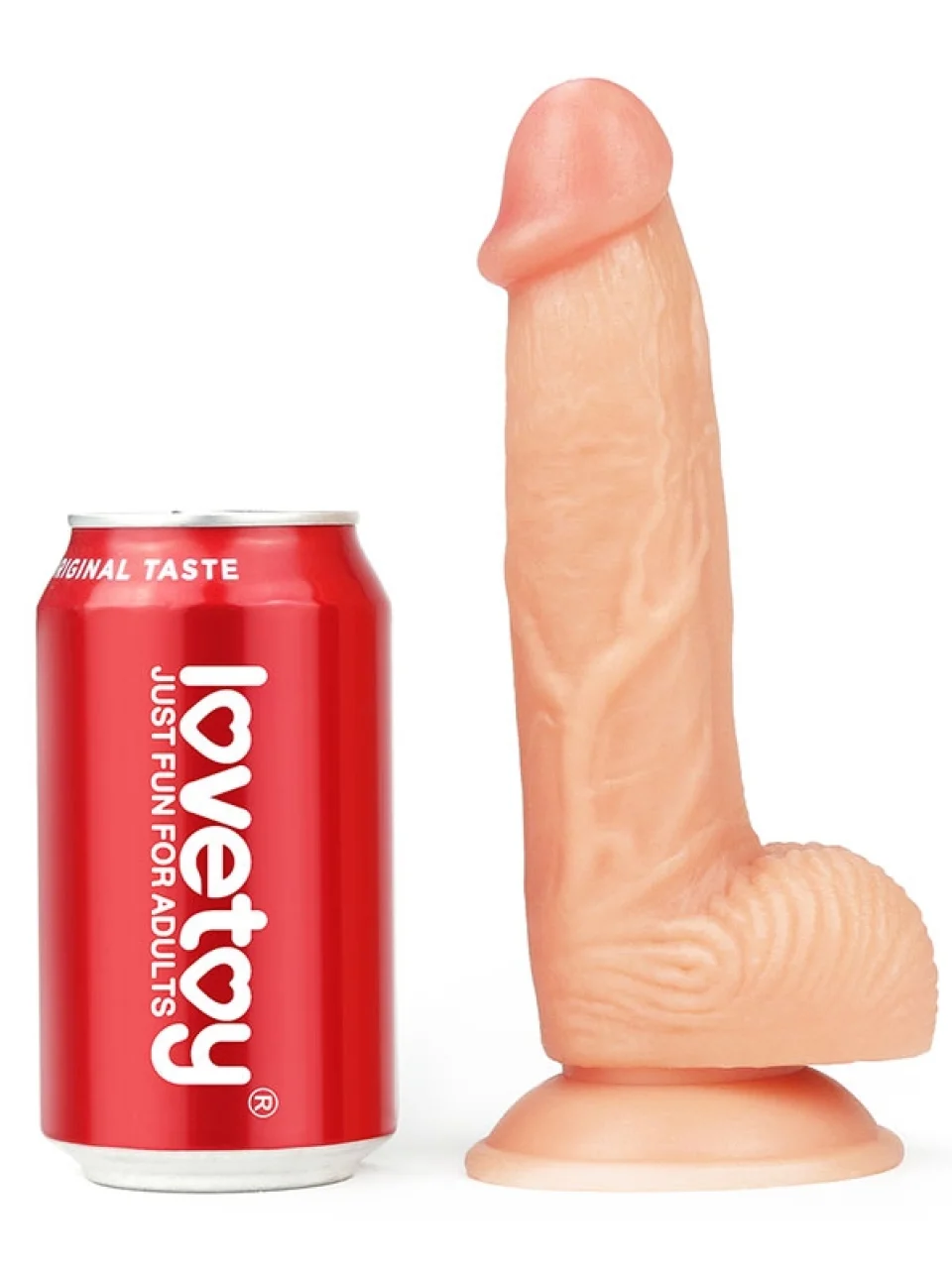 #8793 - 20 cm Ultra Yumuşak Damarlı Realistik Dildo Penis