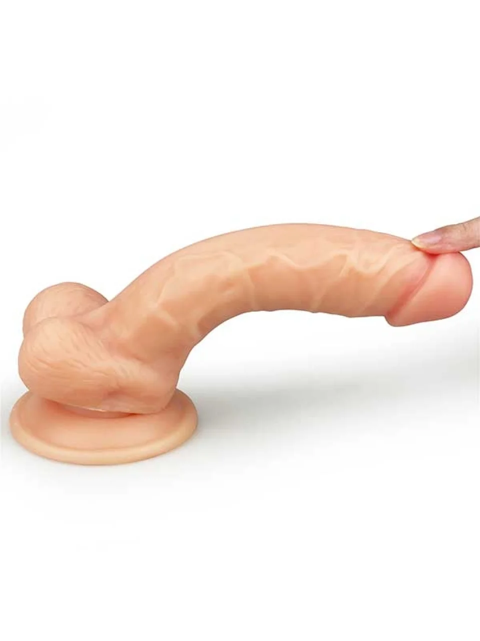 #8801 - 20 cm Ultra Yumuşak Ten Dokulu Realistik Dildo Penis