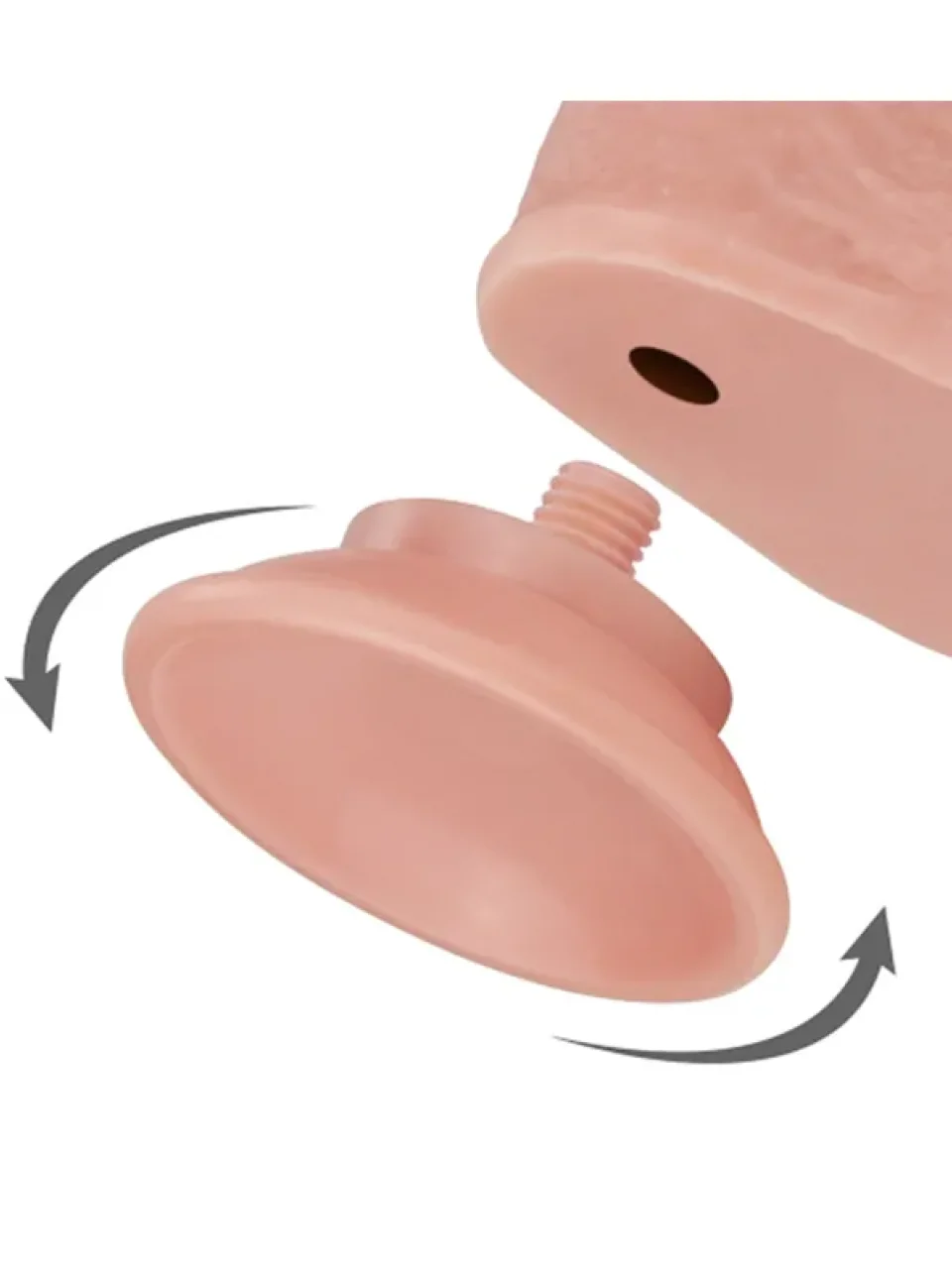 #8819 - 20 cm Çift Katmanlı Gerçekçi Ten Dokulu Dildo Penis
