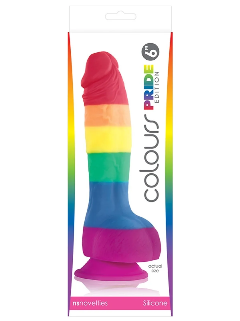 #8843 - 16 cm Pride Versiyon Kalın Realistik Dildo Penis
