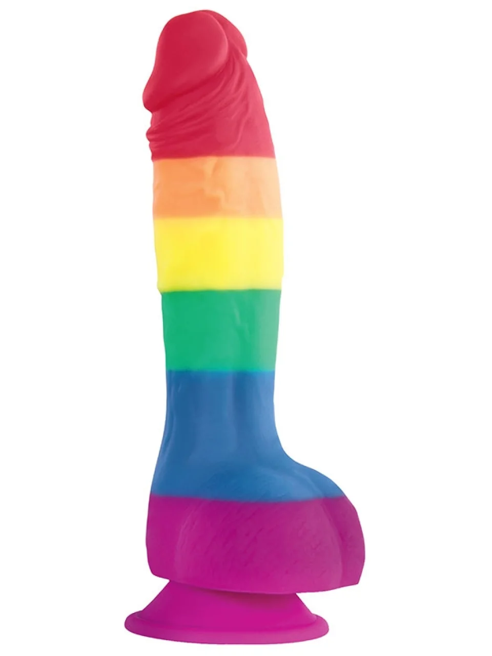#8842 - 16 cm Pride Versiyon Kalın Realistik Dildo Penis