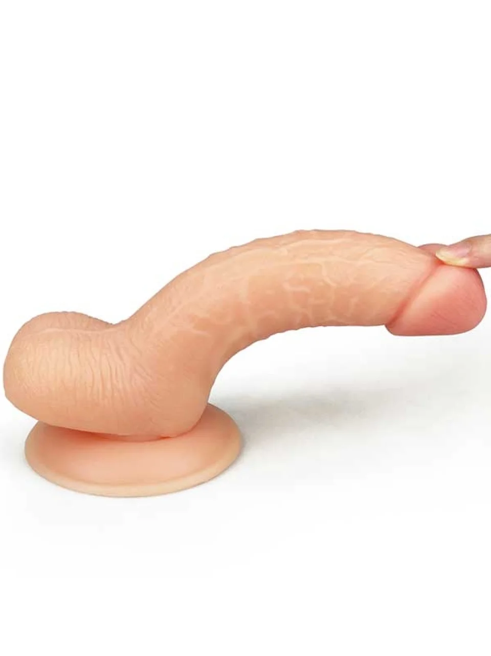 #8846 - 18 cm Ultra Yumuşak Gerçekçi Ten Dokusunda Dildo Penis
