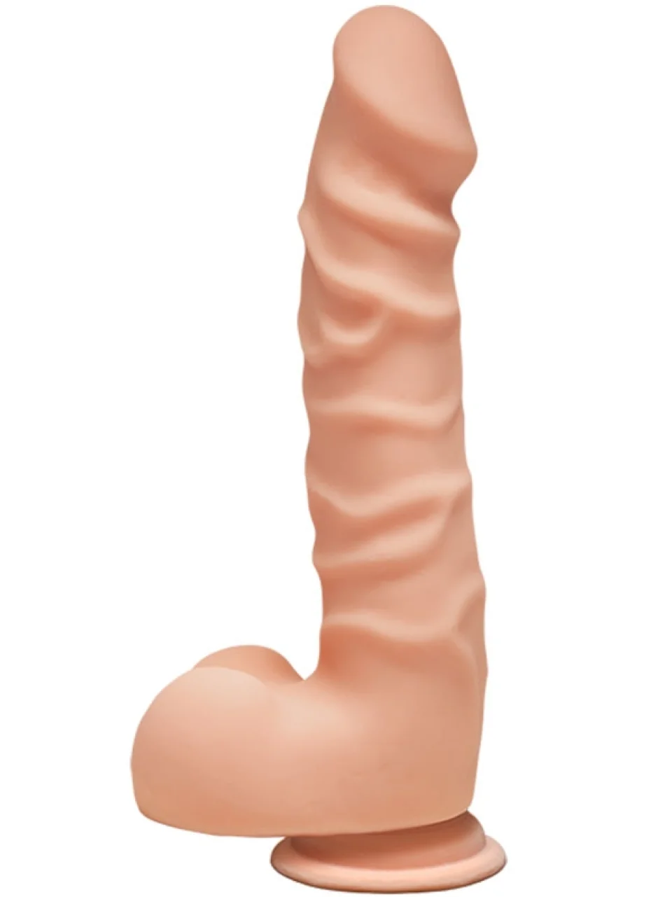 #8869 - 19 cm The D Gerçekçi Testisli Vantuzlu Dildo