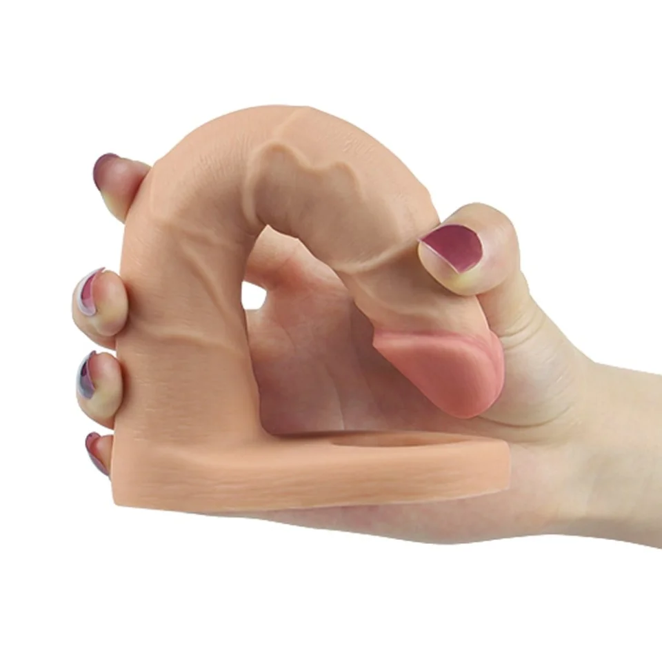 #804 - Soft Double Anal Dildo Penis 17 cm