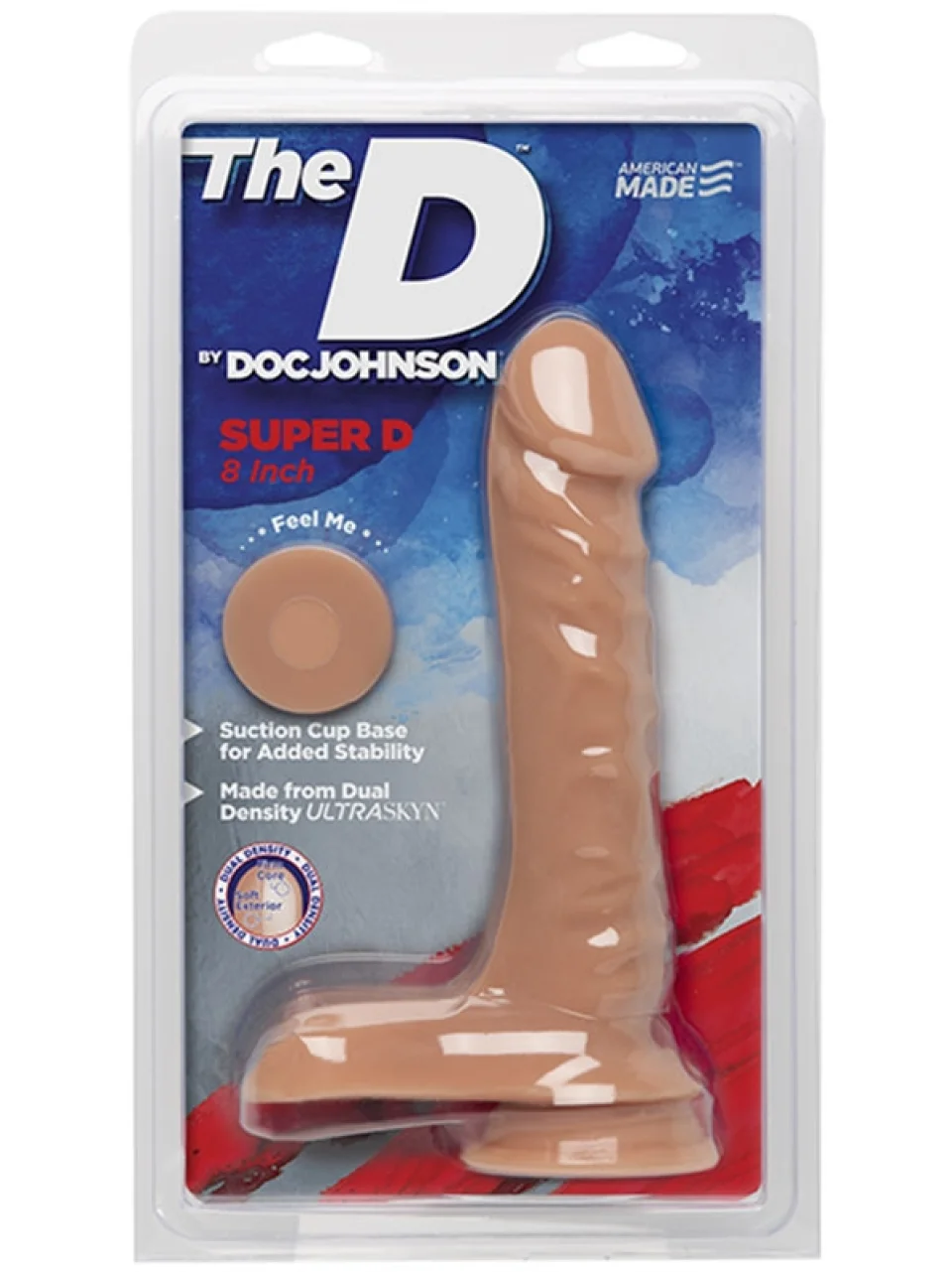 #8872 - 20 cm Super D Testisli Vantuzlu Dildo