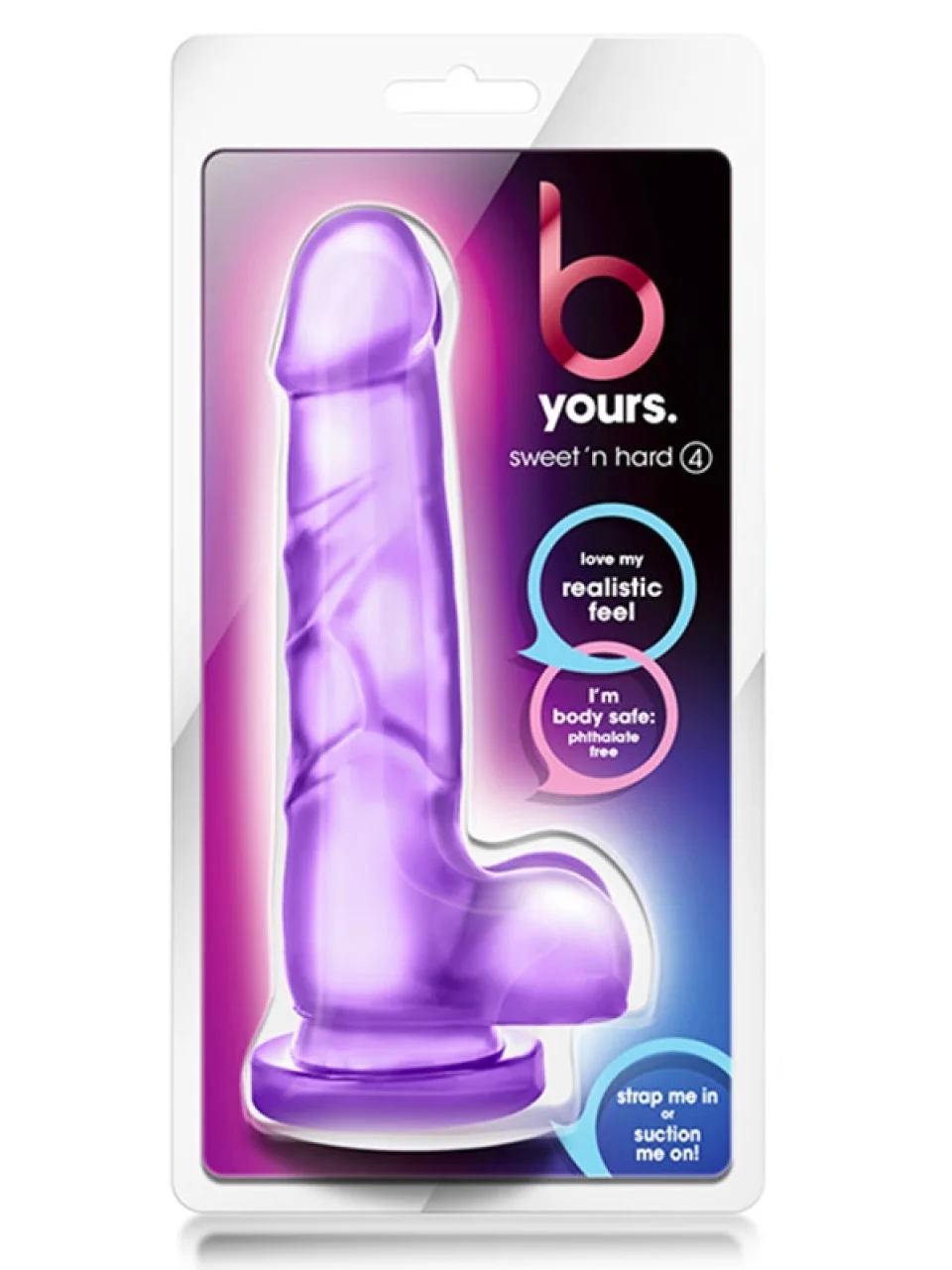 #8876 - Mor Jel Penis 19.5 cm