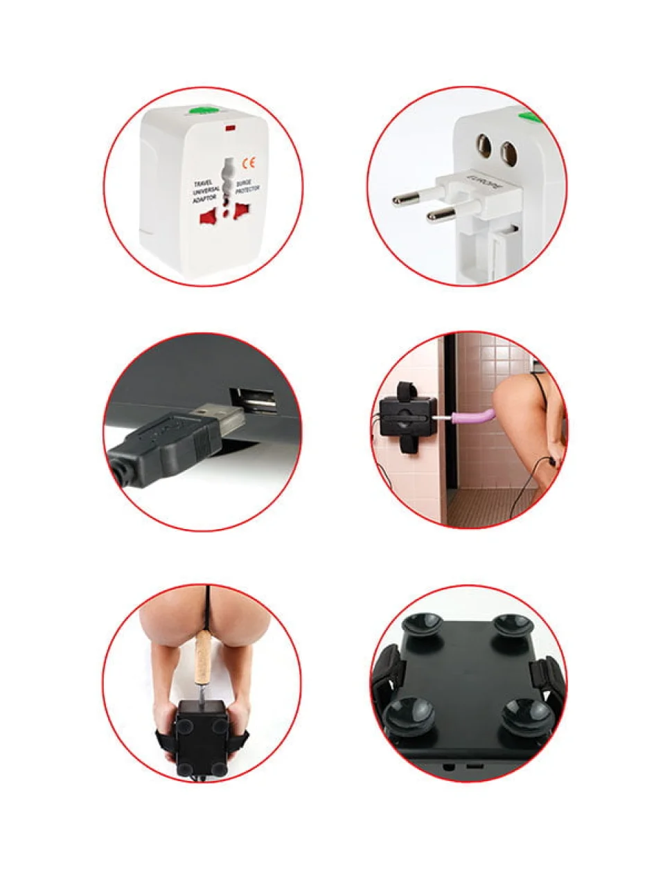 #8948 - Seks Makinesi 2 Dildo ve 1 Vibratör