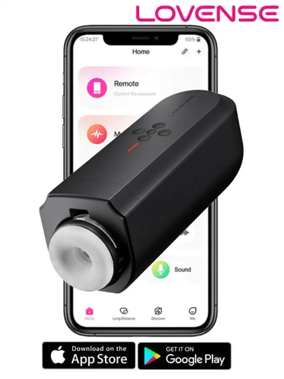 #8998 - Lovense Solace App Controlled Mastürbatör