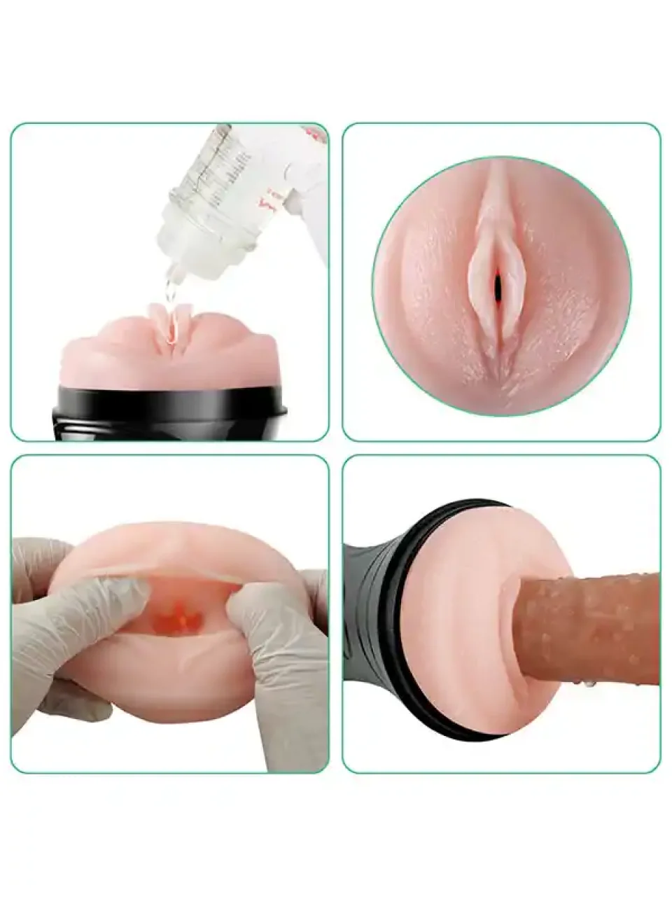 #9059 - NOXXX Kupa Şeklinde Vantuzlu Vajina Mastürbatör