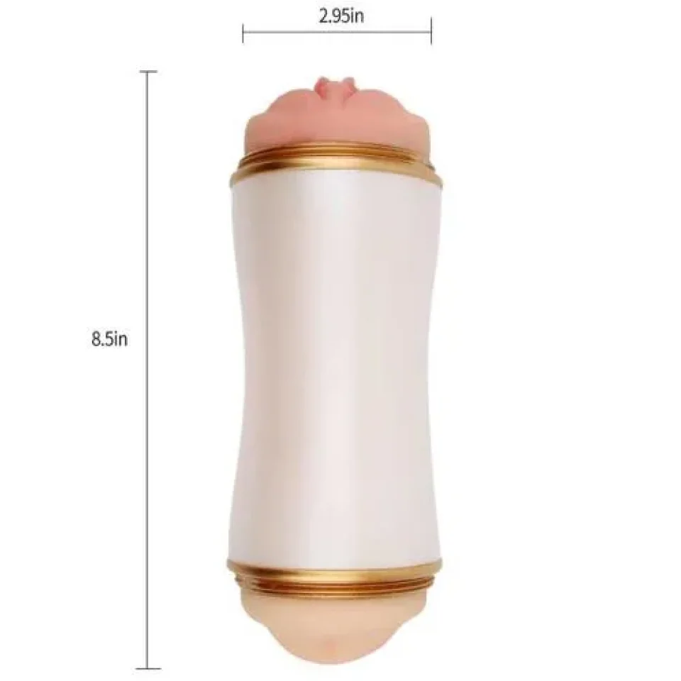#9118 - Reallistik Vajinal Oral Çift Taraflı Mastürbatör