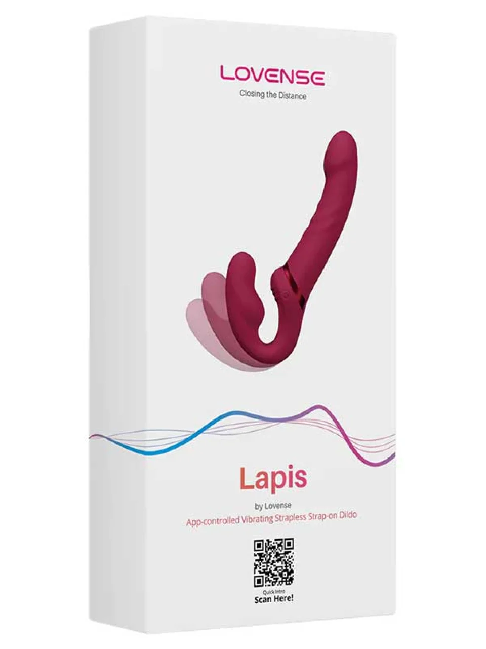 #9146 - Telefon Kontrollü LUSH Lapis Strapless Strap-on