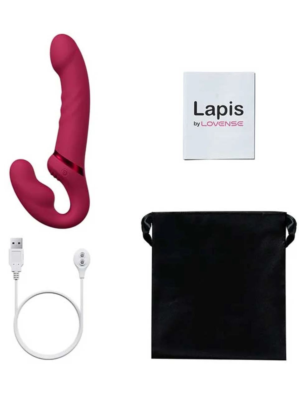 #9148 - Telefon Kontrollü LUSH Lapis Strapless Strap-on