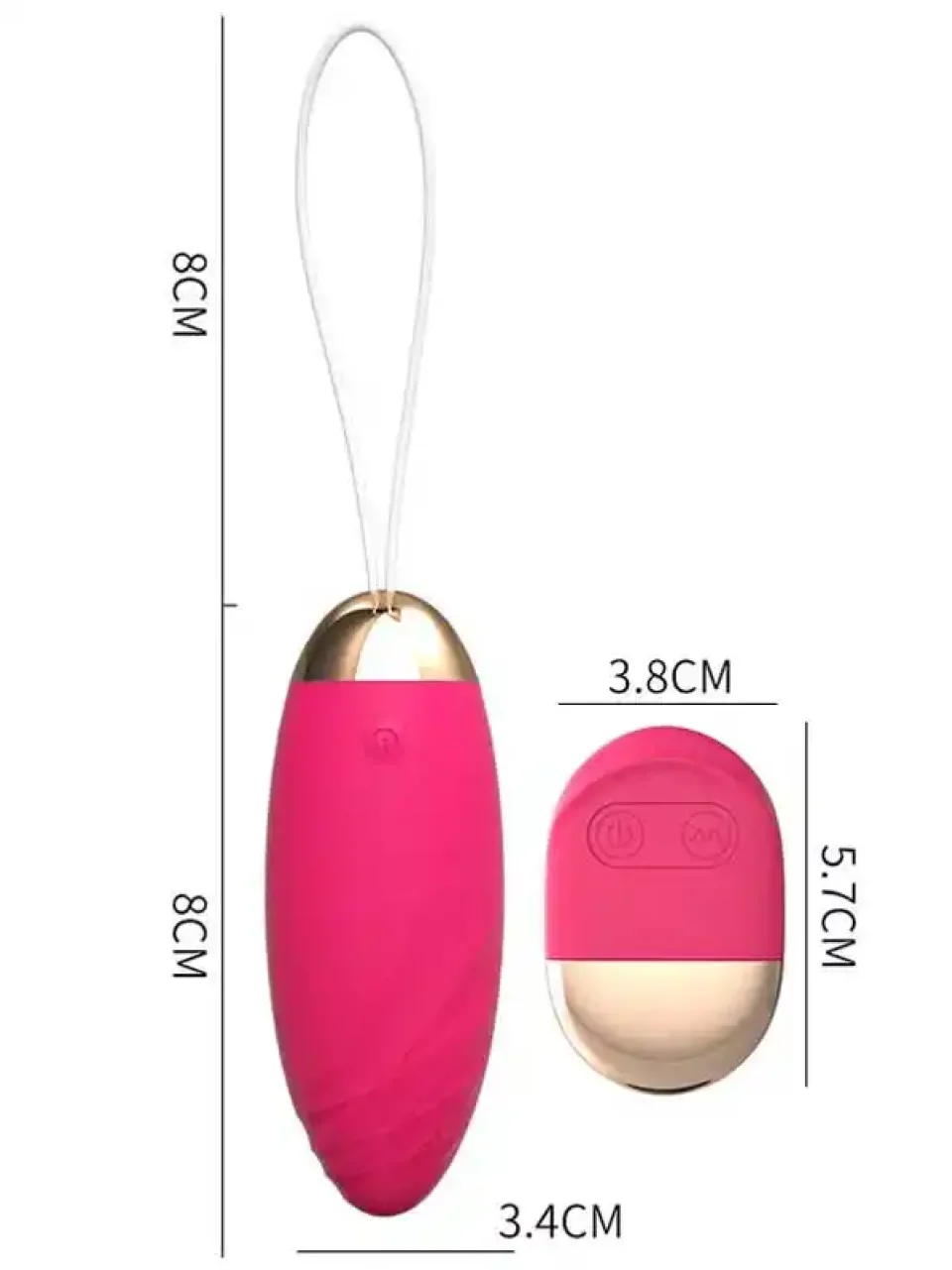 #9158 - Şarjlı ve Uzaktan Kumandalı Mini Vibratör