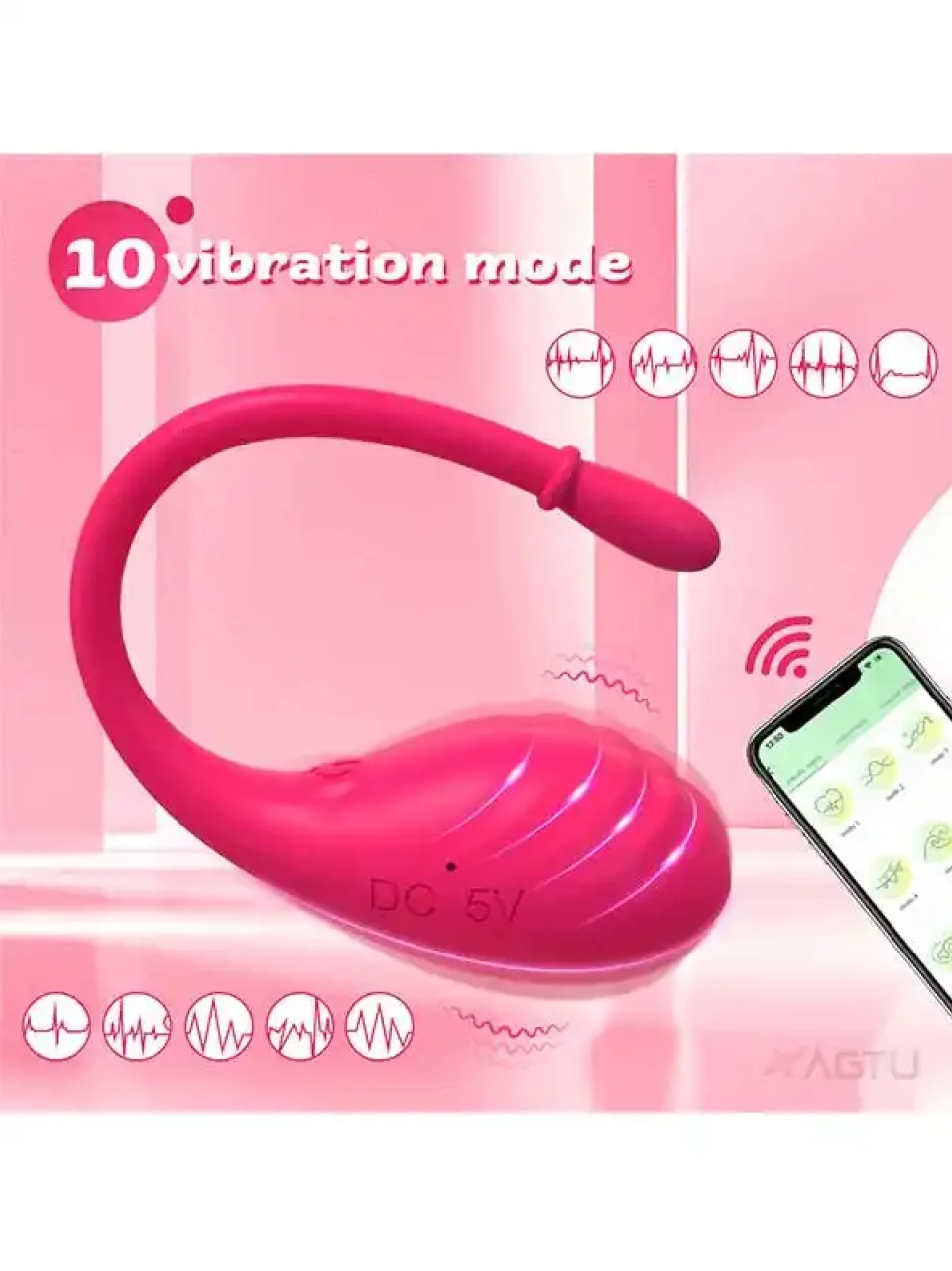 #9174 - Lunar Telefon Kontrollü Giyilebilir Vibratör
