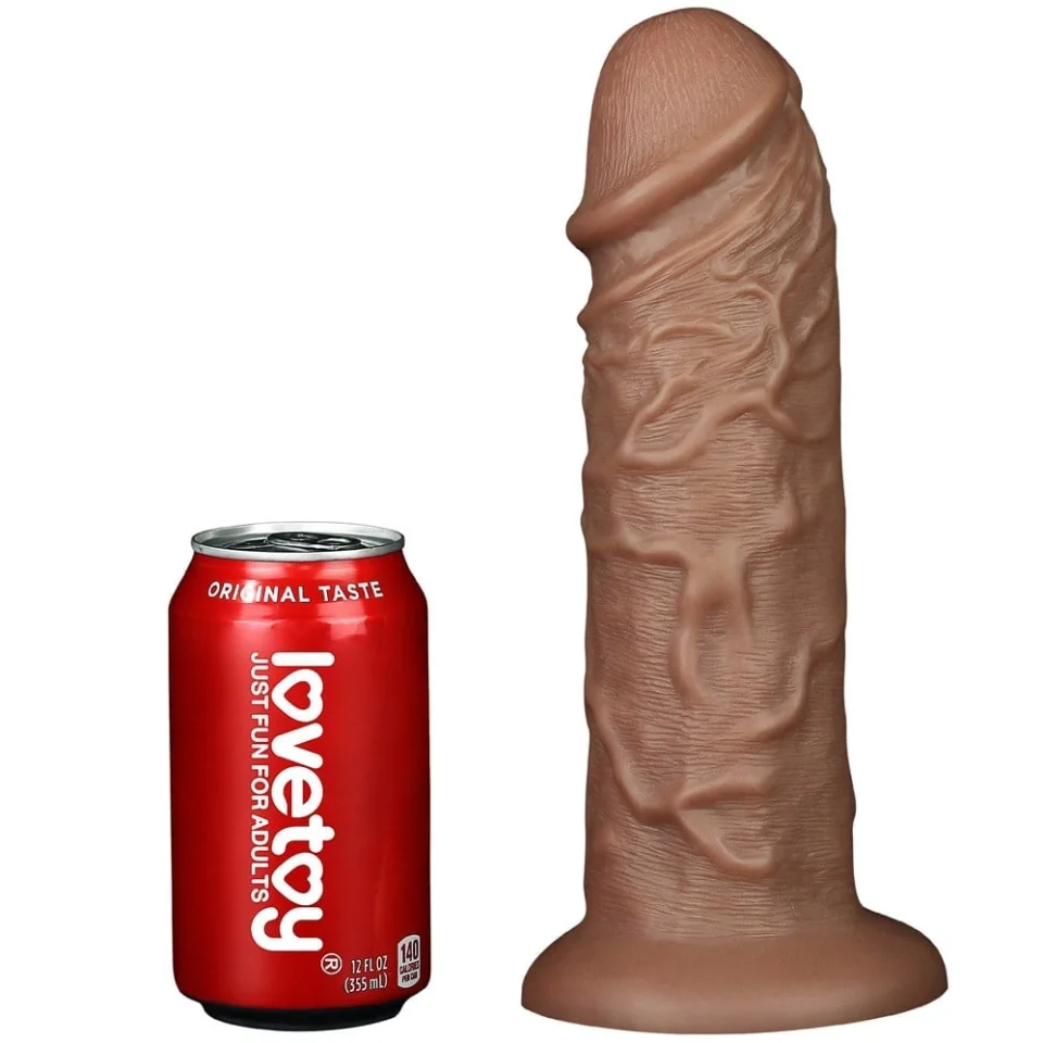 #845 - 26,6 cm Çift Katmanlı 10 Titreşim Fonksiyonlu Melez Vibratör Penis