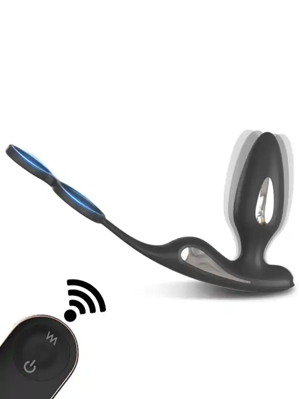 #9196 - Penis Halkalı Şarjlı Giyilebilir Anal Vibratör