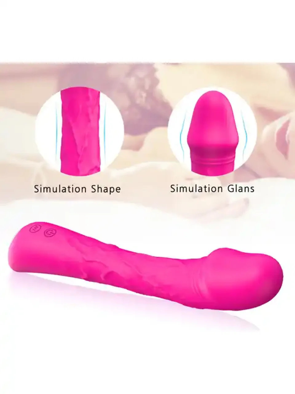 #9242 - 21 cm Güçlü Esnek Şarjlı Vibratör