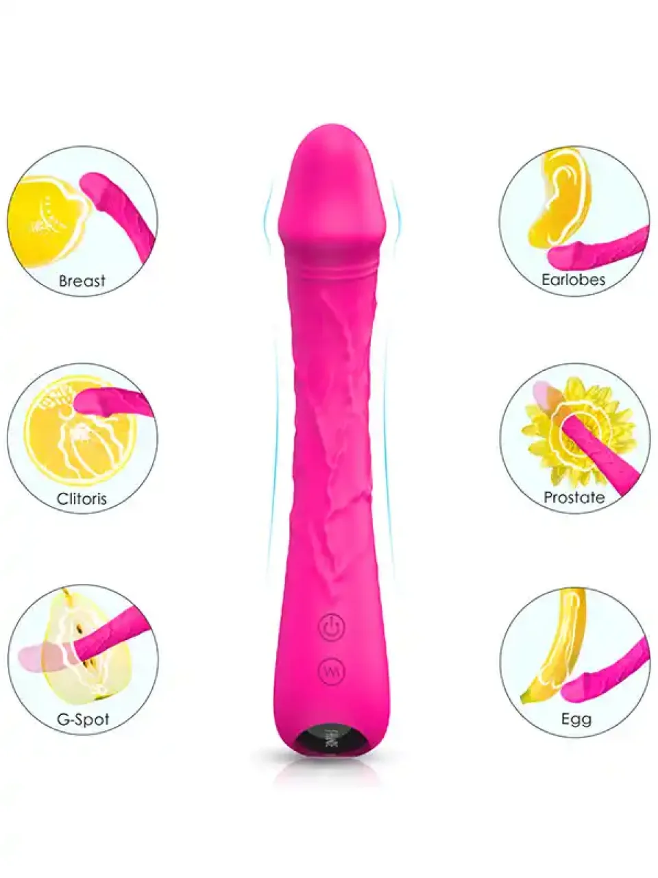 #9246 - 21 cm Güçlü Esnek Şarjlı Vibratör
