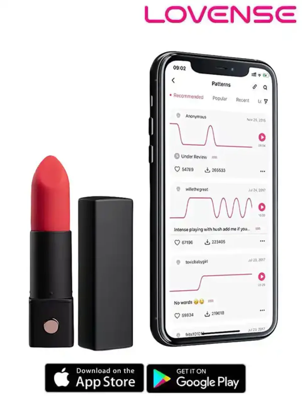 #9248 - Telefon Kontrollü Ruj Lovense Exomoon