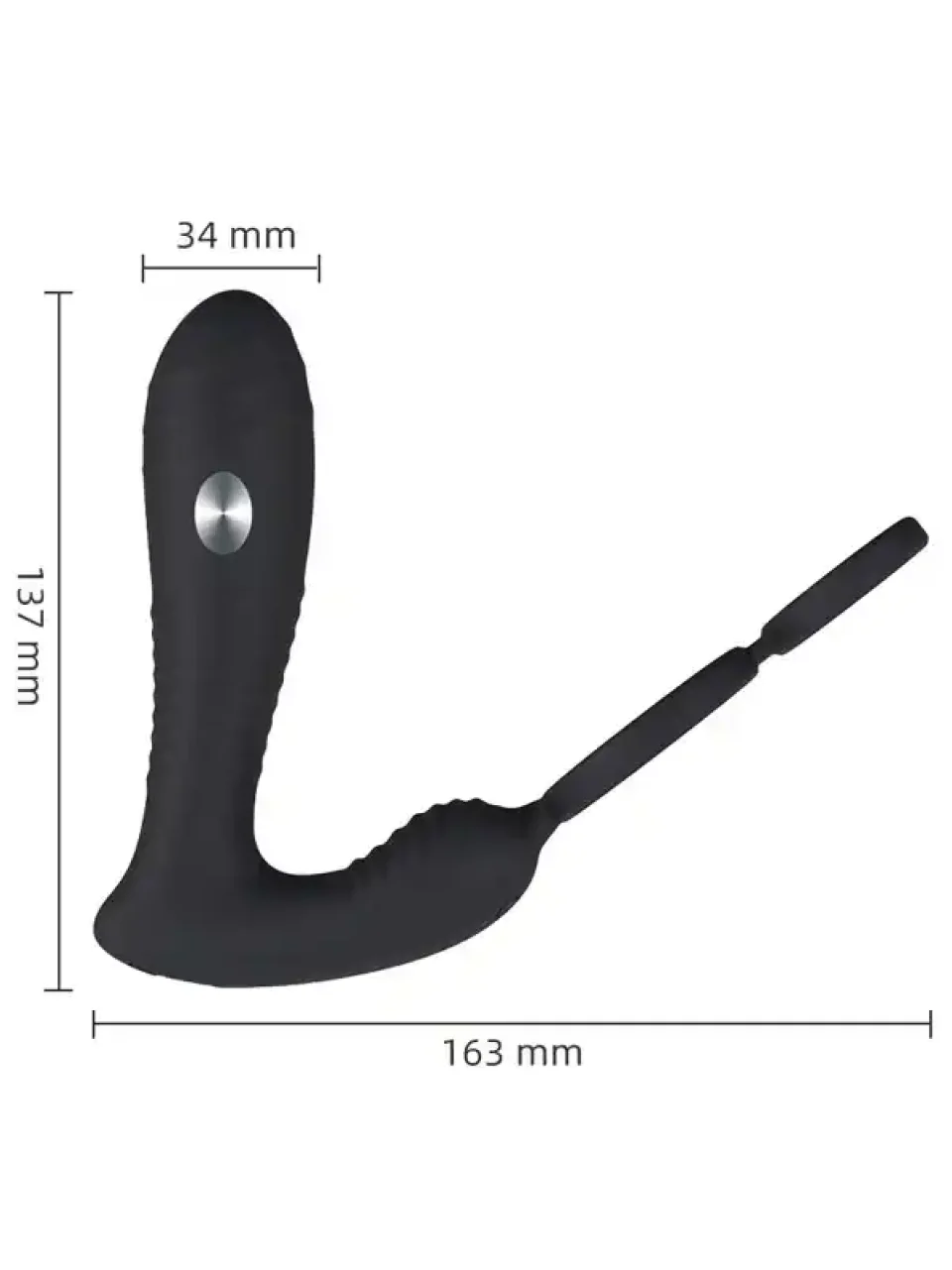 #9317 - NOXXX Elektro Şoklu Penis Halkalı APP Control Anal Vibratör