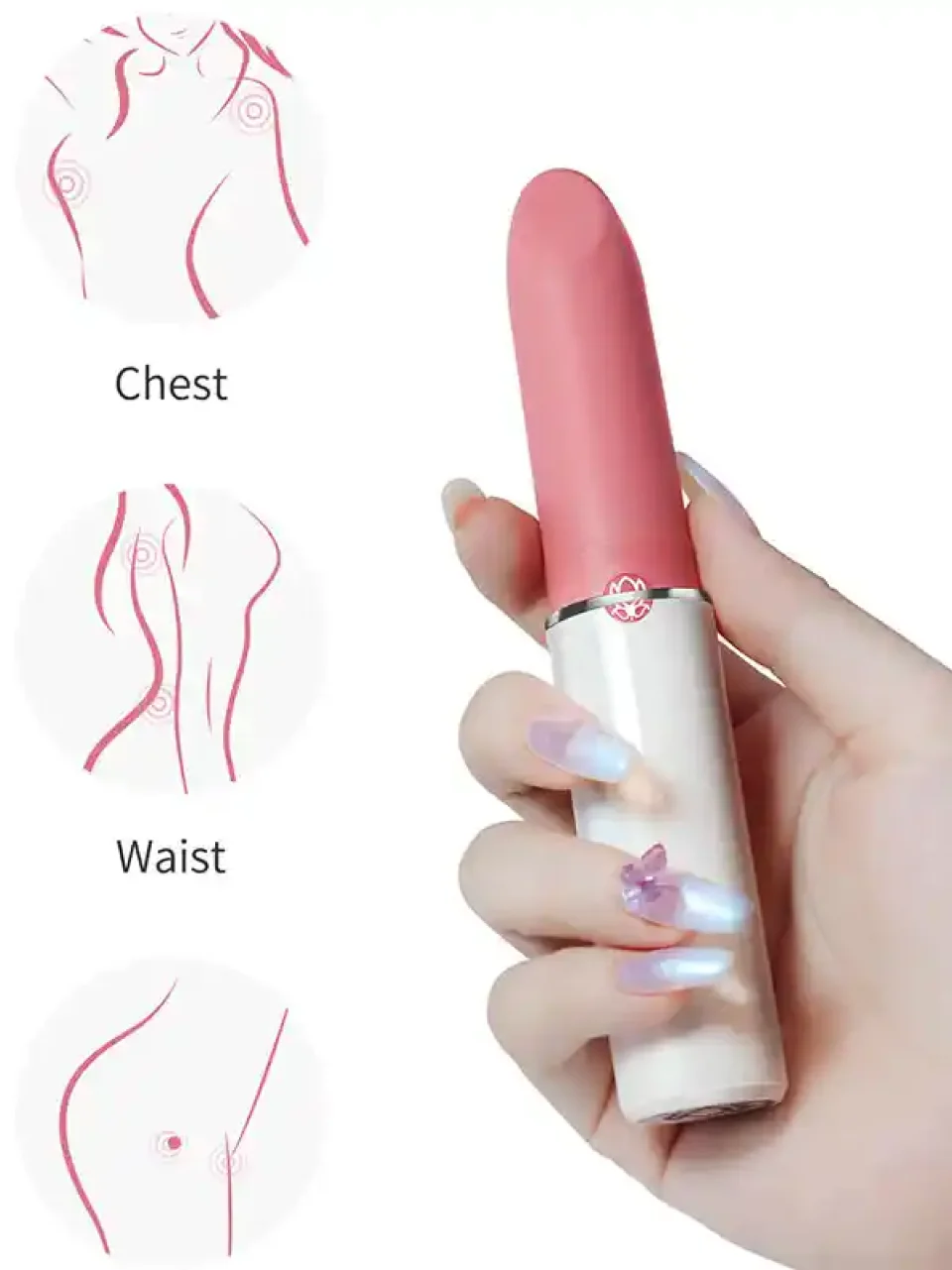 #9344 - LOTOS Lipstick Telefon Kontrollü Ruj Vibratör