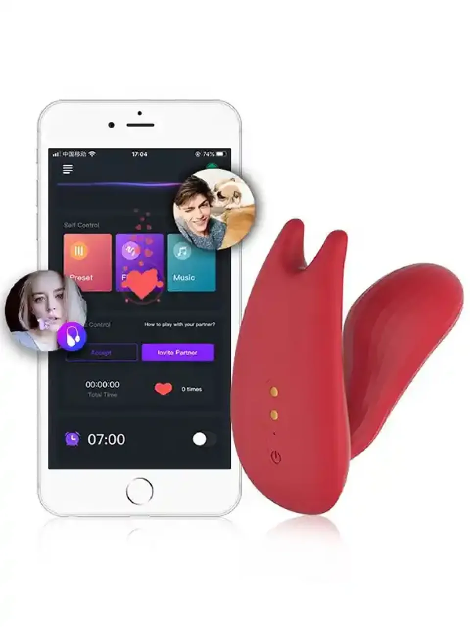 #9356 - UMI Telefon Kontrollü Çiftler İçin Giyilebilir Vibratör